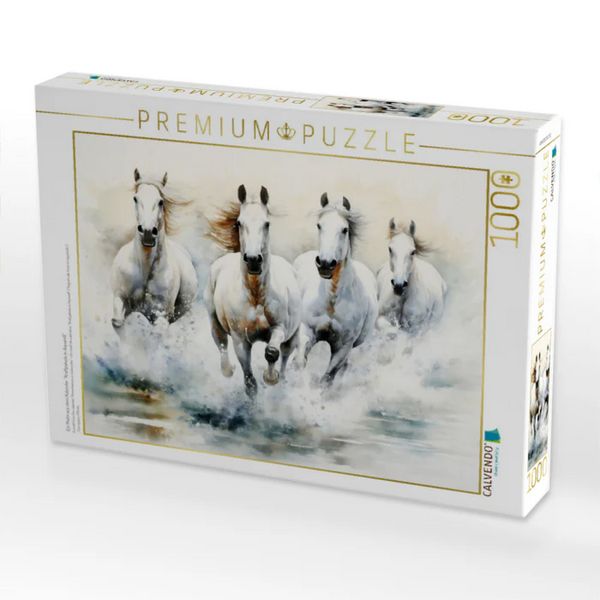 Produktbild: CALVENDO Puzzle Ein Motiv aus dem Kalender "Kraftpakete in Aquarell" | 1000 Teile Lege-Gr&ouml;&szlig;e 64x48cm Foto-Puzzle f&uuml;r gl&uuml;ckliche Stunden
