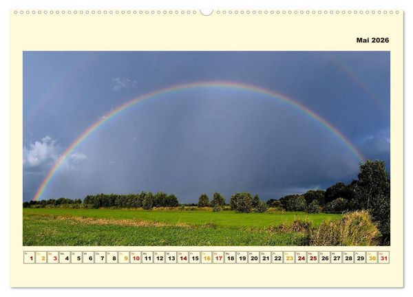 Produktbild: Unser Land im Norden (hochwertiger Premium Wandkalender 2026 DIN A2 quer), Kunstdruck in Hochglanz