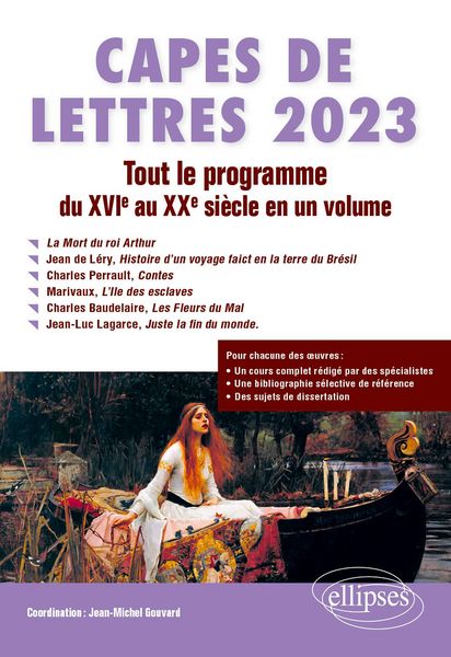 Produktbild: CAPES de Lettres 2023