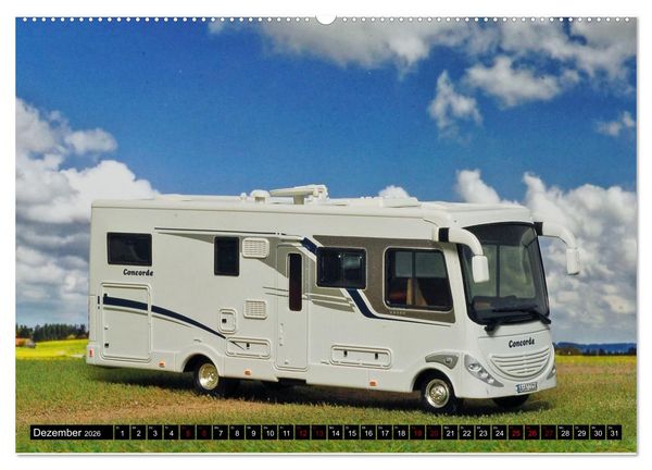 Produktbild: Miniaturwelten des Campings (Wandkalender 2026 DIN A2 quer), CALVENDO Monatskalender