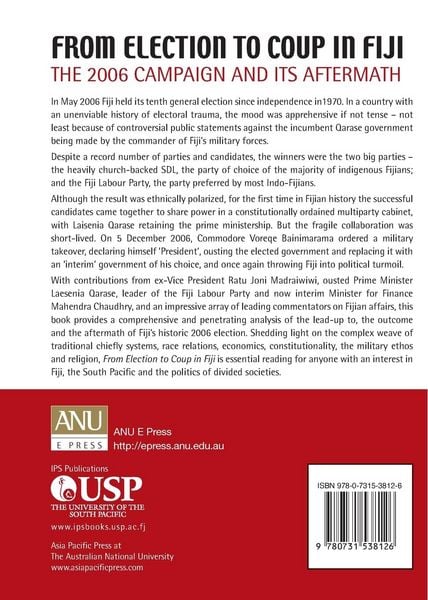 Produktbild: From Election to Coup in Fiji