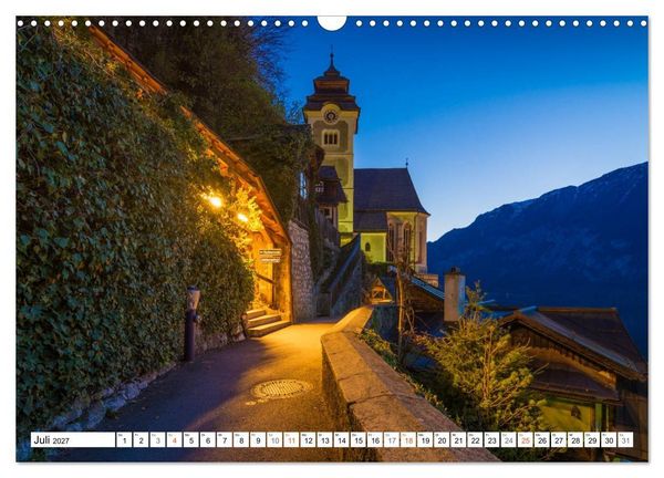 Produktbild: Hallstatt - Impressionen im Fr&uuml;hling (Wandkalender 2027 DIN A3 quer), CALVENDO Monatskalender