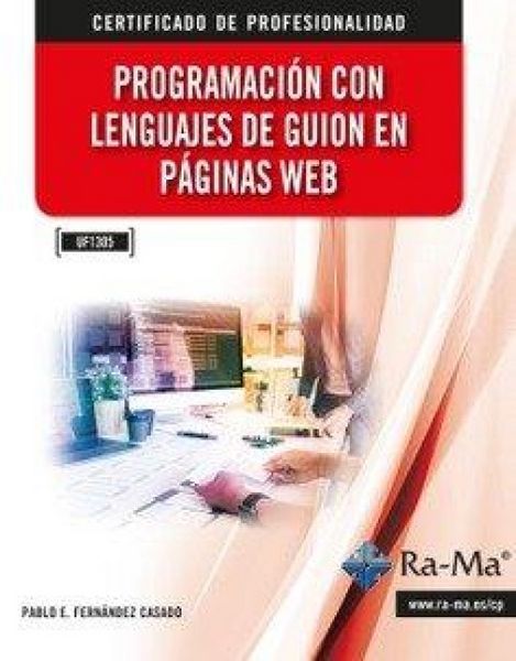 Produktbild: Programaci&oacute;n con lenguajes de guion en p&aacute;ginas web_UF1305