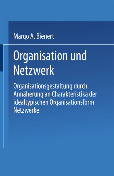 Produktbild: Organisation und Netzwerk