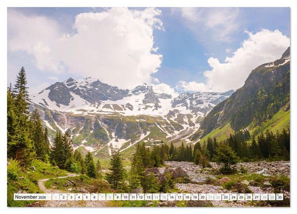 Produktbild: Zillertal - Bergidylle rund um Mayrhofen 2026 (Wandkalender 2026 DIN A3 quer), CALVENDO Monatskalender