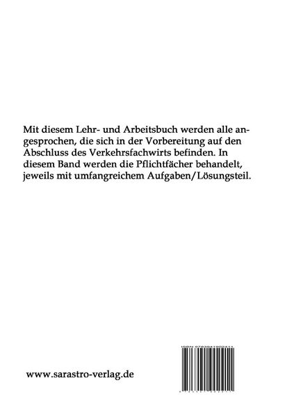 Produktbild: Verkehrsfachwirt - Das pr&uuml;fungsrelevante Wissen