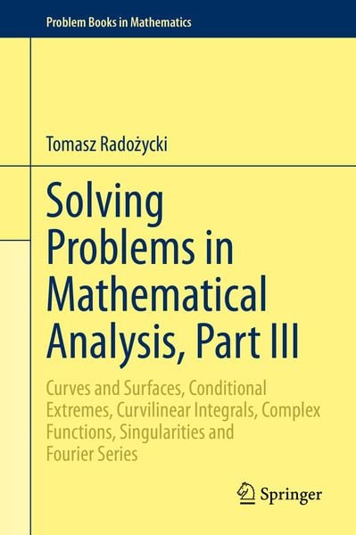 Produktbild: Solving Problems in Mathematical Analysis, Part III