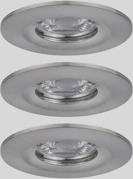 Produktbild: Paulmann 94301 EBL Nova mini Coin LED-Einbauleuchte 3er Set 4W Eisen
