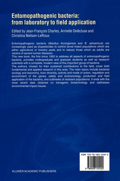 Produktbild: Entomopathogenic Bacteria: from Laboratory to Field Application