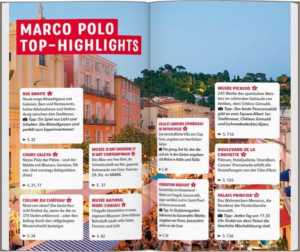 Produktbild: MARCO POLO Reisef&uuml;hrer Nizza, Antibes, Cannes, Monaco