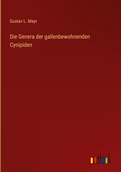 Produktbild: Die Genera der gallenbewohnenden Cynipiden
