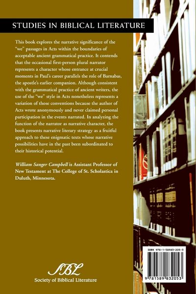 Produktbild: The "We" Passages in the Acts of the Apostles