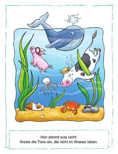 Mein Kindergartenblock - Zuordnen und verbinden