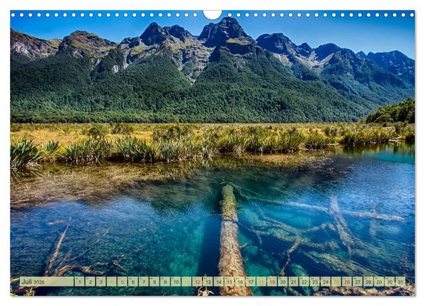 Produktbild: Neuseeland - atemberaubend sch&ouml;n (Wandkalender 2026 DIN A3 quer), CALVENDO Monatskalender