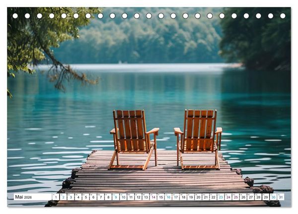 Produktbild: Momente der Stille (Tischkalender 2026 DIN A5 quer), CALVENDO Monatskalender
