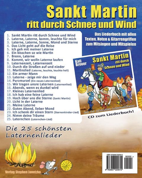 Produktbild: Sankt Martin ritt durch Schnee und Wind - Die 25 sch&ouml;nsten Laternenlieder