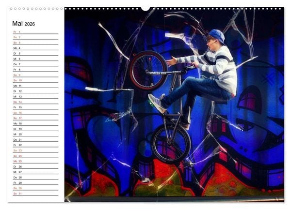 Produktbild: BMX My Life (hochwertiger Premium Wandkalender 2026 DIN A2 quer), Kunstdruck in Hochglanz