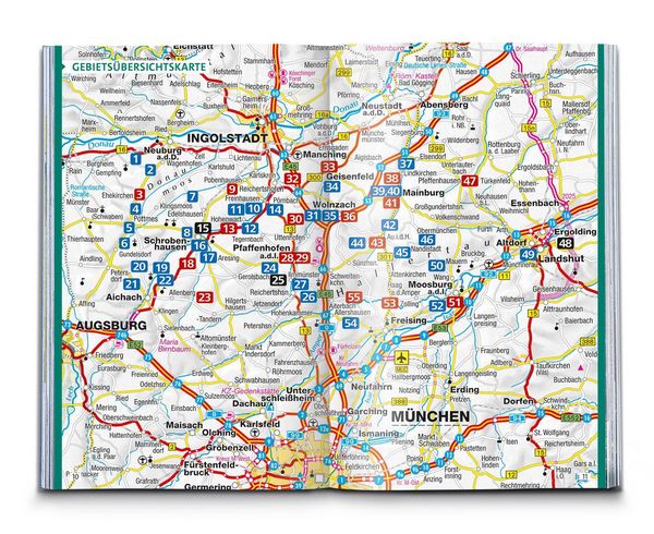 Produktbild: KOMPASS Wanderf&uuml;hrer Hallertau, Donaumoos, Spargelland, Hopfenland, 55 Touren mit Extra-Tourenkarte