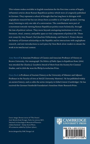 Produktbild: The Roman Republic and Political Culture