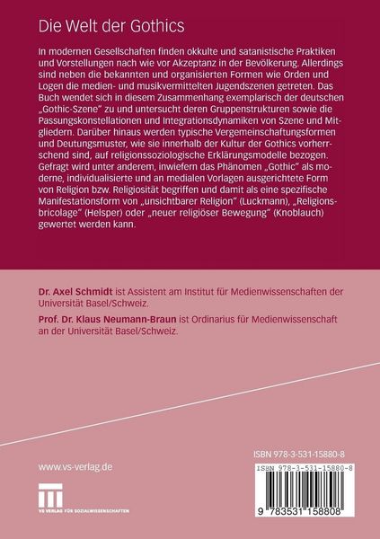 Produktbild: Die Welt der Gothics