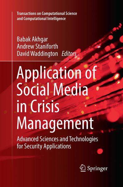 Produktbild: Application of Social Media in Crisis Management