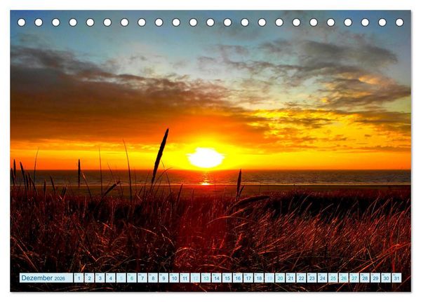 Produktbild: Beach Light Inspiration (Tischkalender 2026 DIN A5 quer), CALVENDO Monatskalender