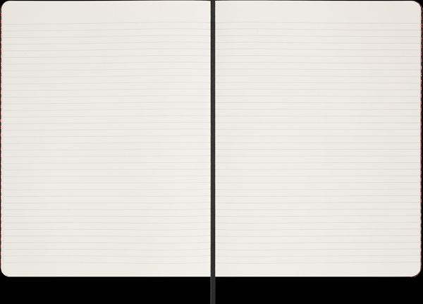Produktbild: Moleskine Shine Sammlerbox Notizbuch rot (XL, liniert, fester Einband) Umschlag rot Kaweco F&uuml;llfederhalter, schwarz