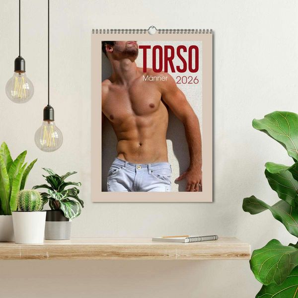 Produktbild: Torso - M&auml;nner 2026 (Wandkalender 2026 DIN A3 hoch), CALVENDO Monatskalender