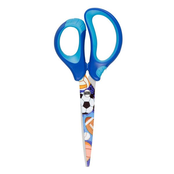 Produktbild: Idena Schere Ball mit Softgriff blau 15cm