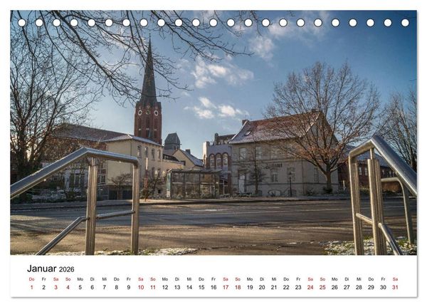 Produktbild: Buxtehude - Eine Perle in Niedersachsen (Tischkalender 2026 DIN A5 quer), CALVENDO Monatskalender