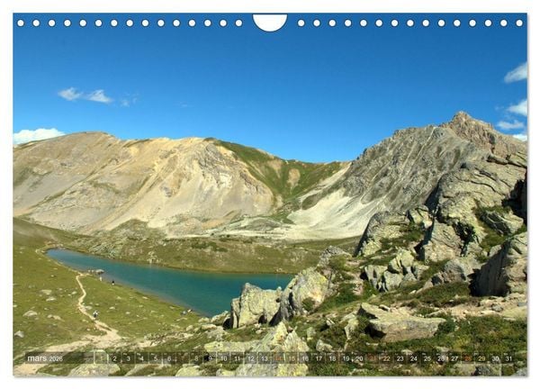Produktbild: Le paradis des lacs de montagne (Calendrier mural 2026 DIN A4 vertical), CALVENDO calendrier mensuel