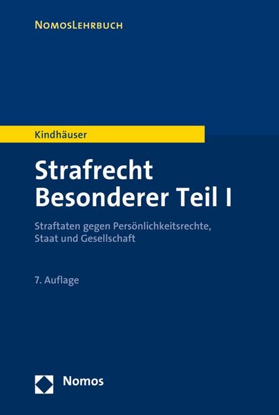 Produktbild: Strafrecht Besonderer Teil I