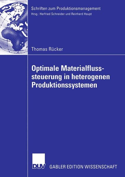 Produktbild: Optimale Materialflusssteuerung in heterogenen Produktionssystemen
