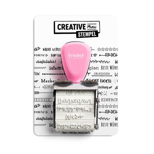 Produktbild: trodat Kreativstempel Mini Nette Botschaften