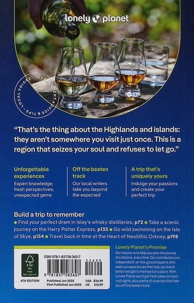 Produktbild: Lonely Planet Scotland's Highlands & Islands