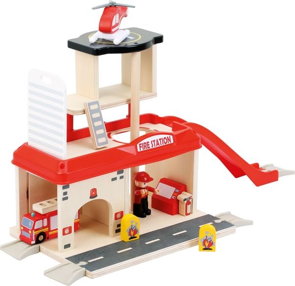 Produktbild: Small Foot Fahrzeuge Feuerwehrwache mit Zubeh&ouml;r
