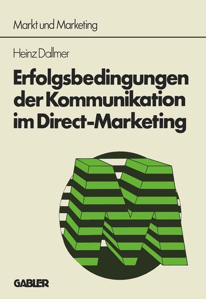 Produktbild: Erfolgsbedingungen der Kommunikation im Direct-Marketing