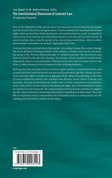 Produktbild: The Constitutional Dimension of Contract Law