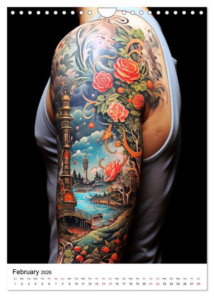 Produktbild: Tattoo Tales (Wall Calendar 2026 DIN A4 portrait), CALVENDO 12 Month Wall Calendar