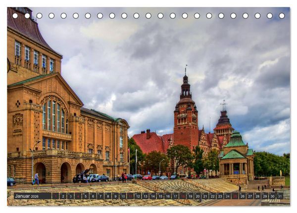 Produktbild: Von Stettin nach Danzig (Tischkalender 2026 DIN A5 quer), CALVENDO Monatskalender