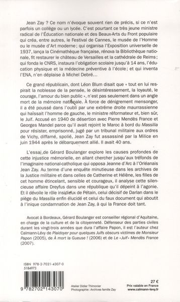 Produktbild: L affaire jean zay