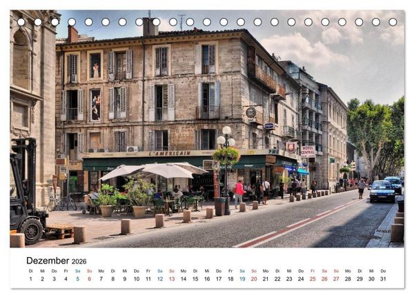 Produktbild: Avignon - Weltkulturerbe der UNESCO (Tischkalender 2026 DIN A5 quer), CALVENDO Monatskalender