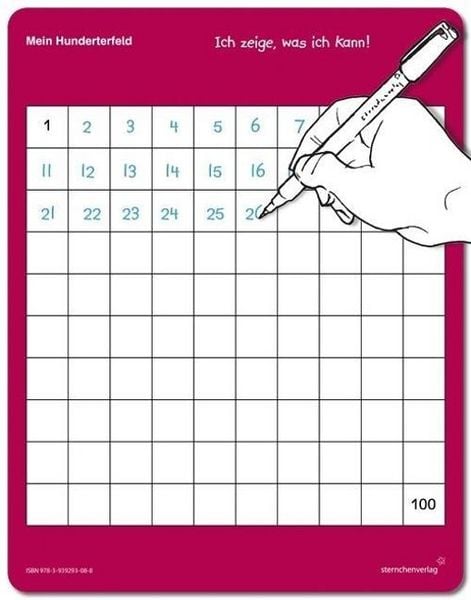 Produktbild: Mein Hunderterfeld mit Stift