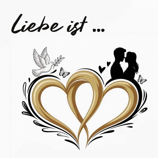 Produktbild: Liebe ist ... Originelles G&auml;stebuch zur Hochzeit, Verlobung oder dem Jubil&auml;um der Ehe oder Lebenspartnerschaft mit stilvollen Bildmotiven zur Inspirat
