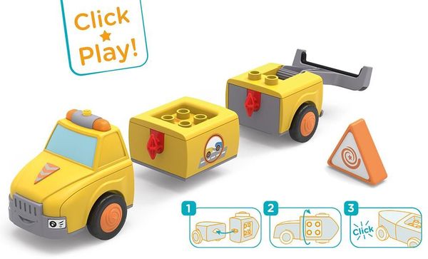 Produktbild: SIKU 0123 - Toddys Chris Carry, Abschleppwagen mit Figur, Click&Play
