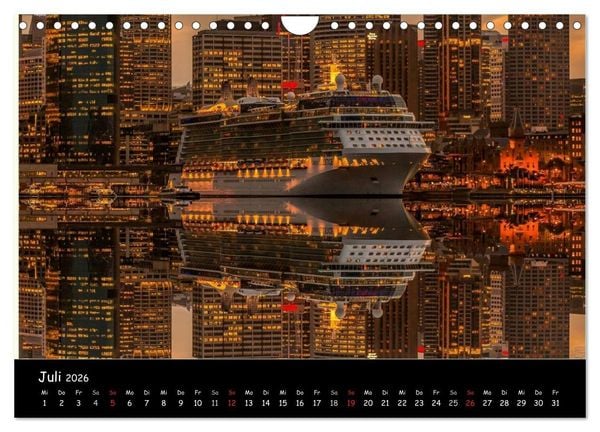 Produktbild: Kreuzfahrt erleben (Wandkalender 2026 DIN A4 quer), CALVENDO Monatskalender