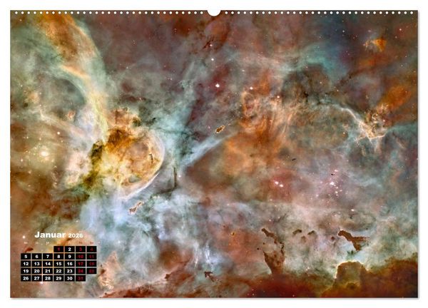 Produktbild: Hubble - 35 Jahre atemberaubende Aufnahmen (hochwertiger Premium Wandkalender 2026 DIN A2 quer), Kunstdruck in Hochglanz