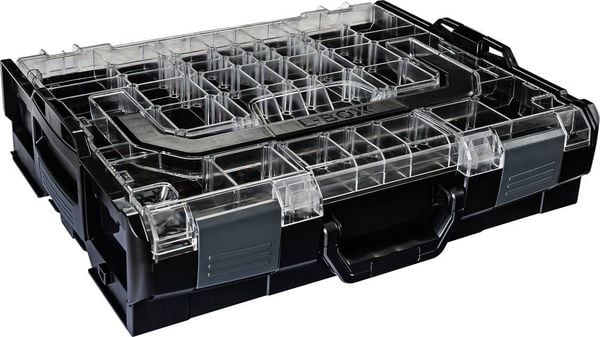 Sortimo L-BOXX 102 6100000362 Werkzeugkasten unbestückt ABS Schwarz, Transparent (L x B x H) 445 x 358 x 118 mm