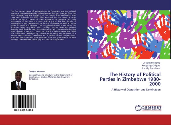 Produktbild: The History of Political Parties in Zimbabwe 1980-2000