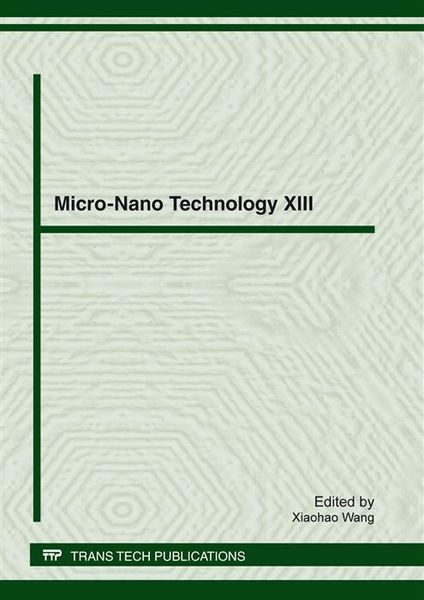 Produktbild: Micro-Nano Technology XIII